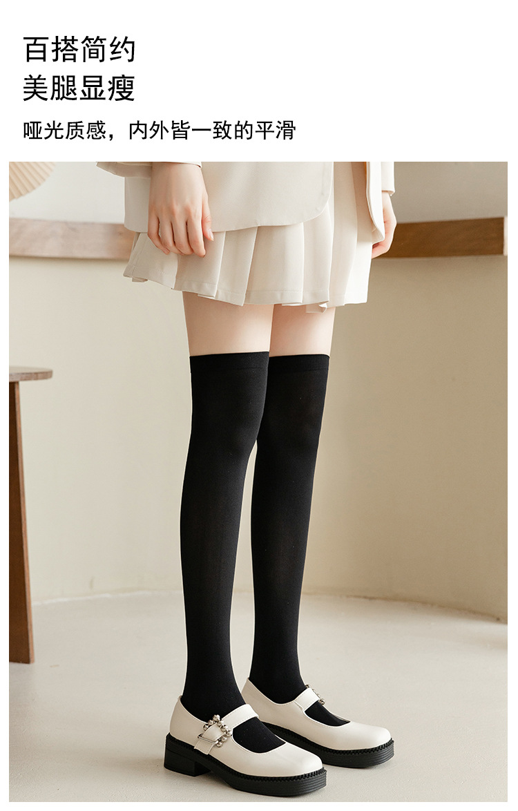 Sock stall, one-piece consignment for spring and autumn jk calf socks for women, summer white thin and transparent for women, mid-calf socks, half-calf knee-length stockings, and silk stockings pic 9