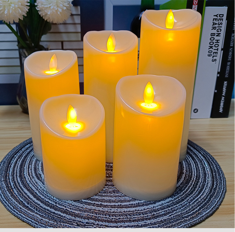 led electronic candle lamp, swinging simulation candle, wedding romantic confession, birthday performance, decorative item, murder mystery game pic 2