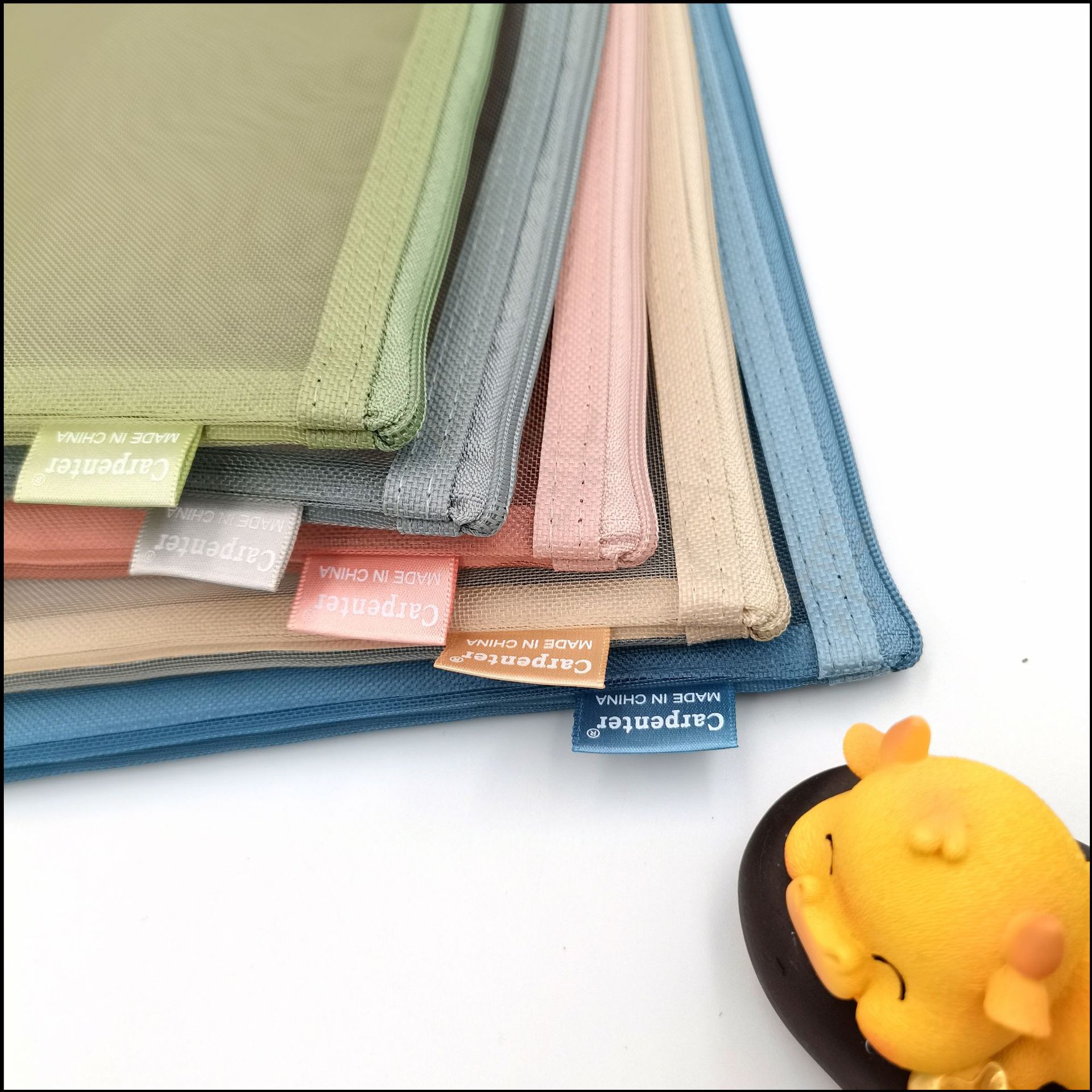 A4 zipper bags, office document bags, file bags, factory direct sales, student test paper bags, blue ticket storage bags, net bags pic 7