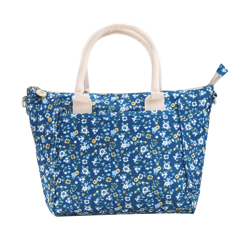 防水牛津布印花女手提包上班妈咪便当包多功能便携式购物手拎女包详情6