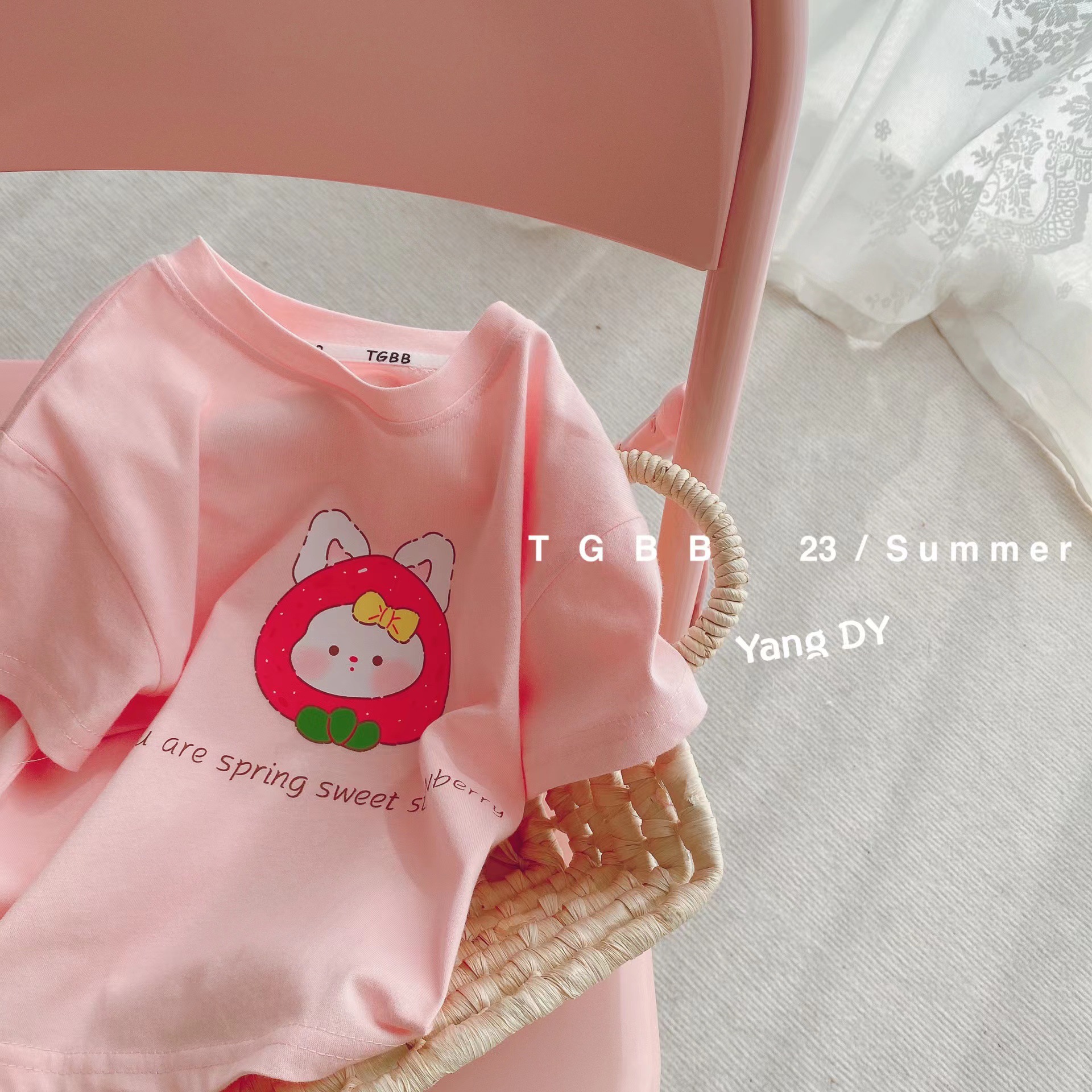 童装t恤短袖儿童半袖女童韩版宝宝上衣洋气潮2023新款男童春装详情5