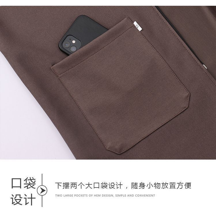 加厚罩衣工作服家用厨房户外秋冬季罩衣时尚新款做饭罩衣长袖围裙详情12