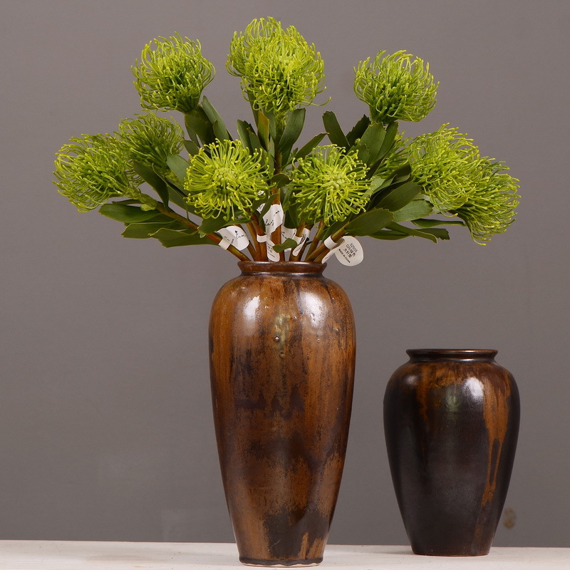 Factory direct sales, wholesale of in-stock inventory of artificial large needle cushion flowers, artificial flower sets, wholesale of living room, dining table, entrance hall, desktop decoration, flower arrangement and ornaments pic 1