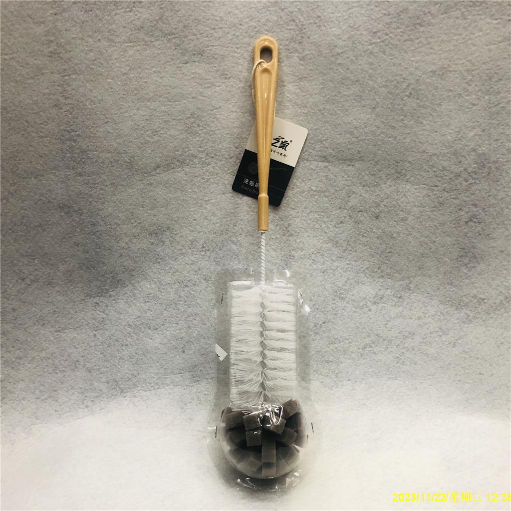 可伸缩柄杯刷长柄羽毛型百洁布洗瓶刷清洗清洁海绵瓶刷RS-300028详情12