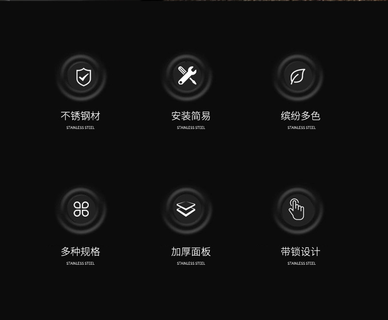 锁牌带锁办公室桌90度直角抽屉柜门衣柜冰柜锁橱柜锁老式搭扣详情2