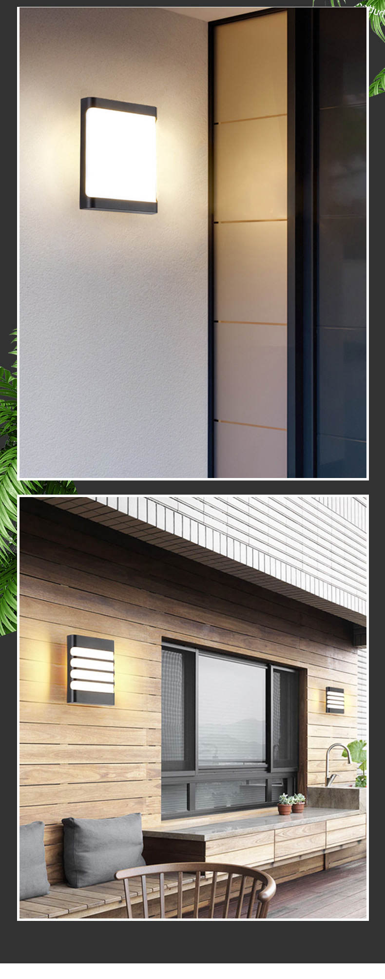 Wall lamps, outdoor courtyard garden fence decorative lights, corridor passageways, home balcony LED waterproof lights, cross-border special supply pic 6