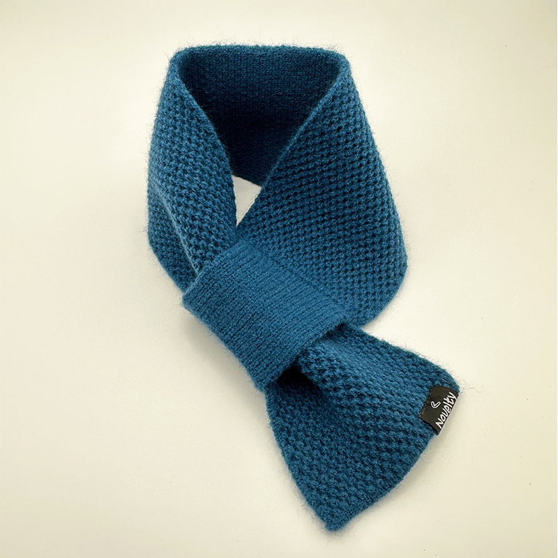 毛线围巾新款百搭男女同款围巾韩版学生围脖秋冬保暖时尚围巾详情3