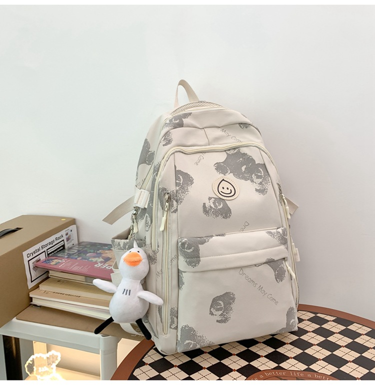 2023新款书包女生高中生双肩包大学生男初中小学生大容量旅行背包详情31