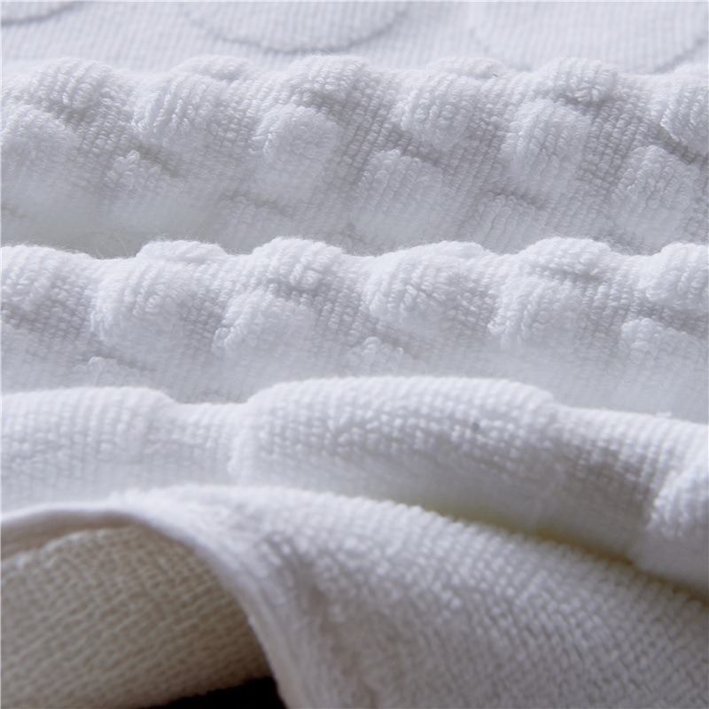 Factory supply of 16-count spiral plain woven pure cotton hotel towels, beauty salon bath towels, hotel and homestay wholesale square towels pic 36