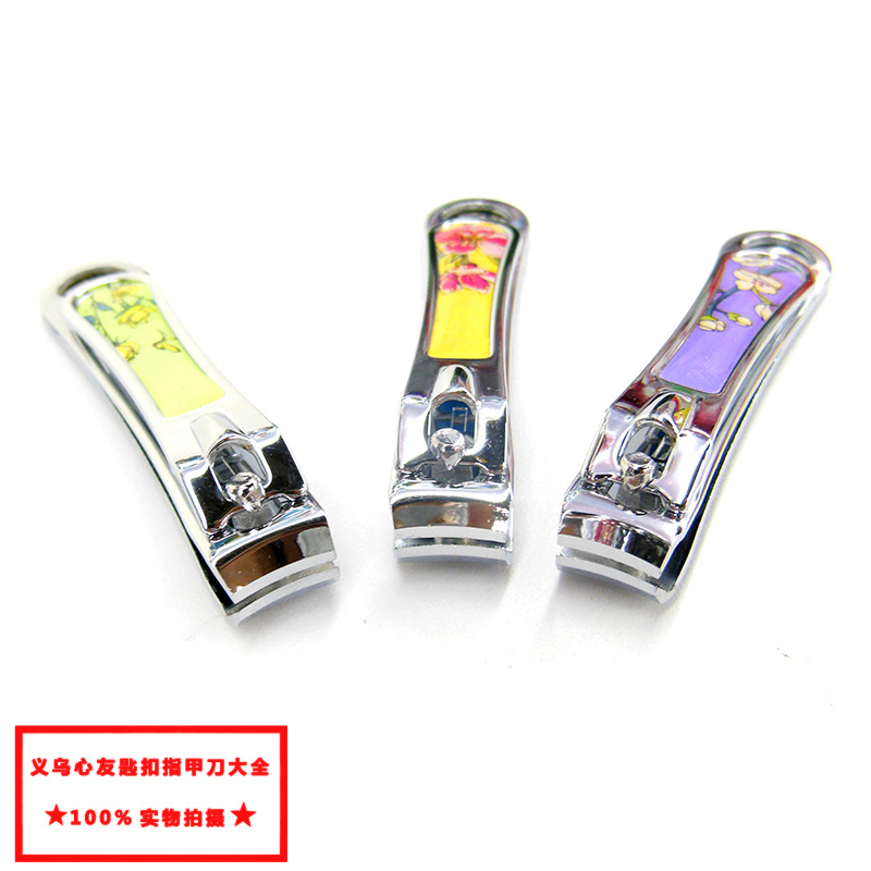 Small flat-mouthed rubber-coated nail clippers with notched patterns, 639 nail clippers in stock for wholesale pic 7