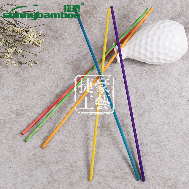 木质工艺多种规格彩色木棒美妆美容棒指甲美甲清洁棒可定制批发详情6