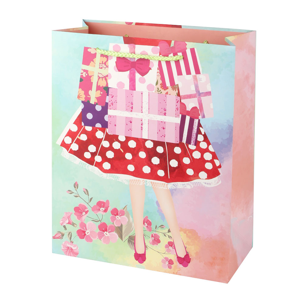 Special offer cartoon, universal gift bags for different skirts, white card paper handbags, gift bags, factory direct sales, in stock and wholesale pic 9