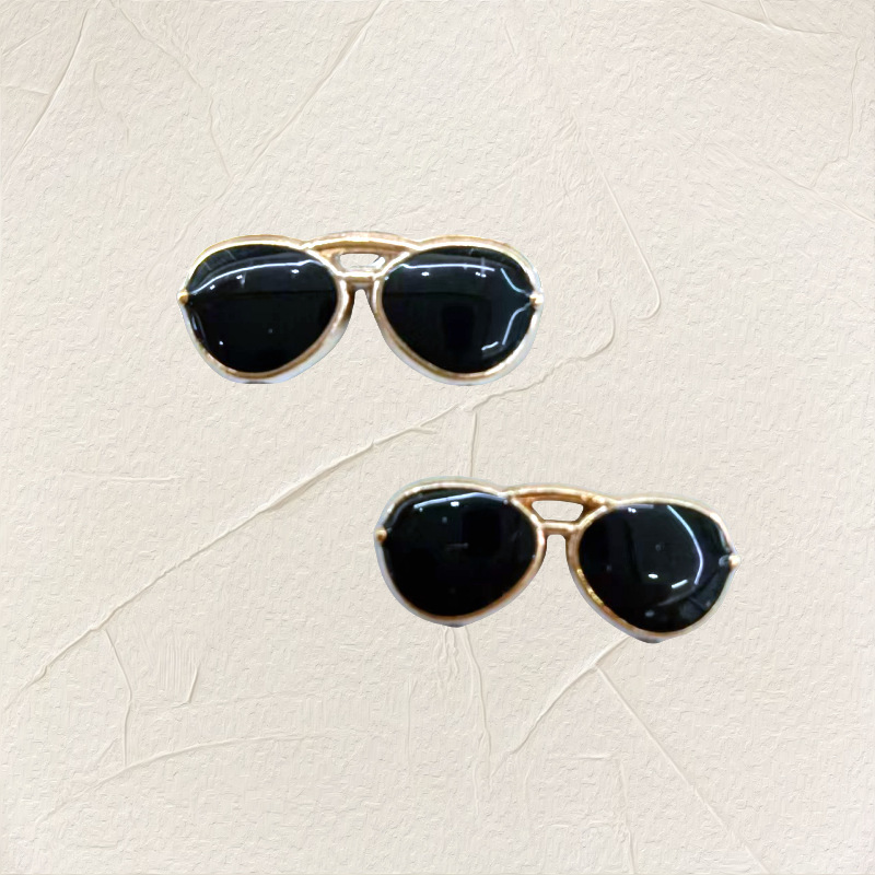 新款树脂眼镜diy手工饰品滴油工艺品配件mini太阳镜玩偶配饰零件详情11