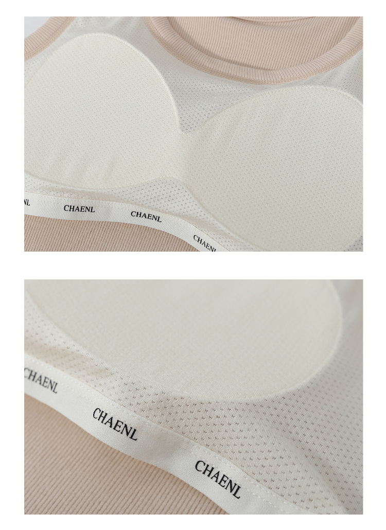 2023年秋冬新款女装修身无袖加绒内搭打底小吊带加厚保暖外穿背心详情7