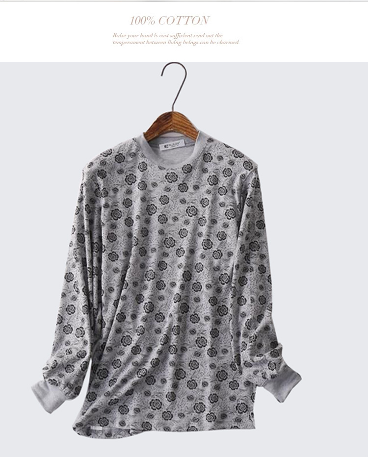 单件中老年女士秋衣纯棉上衣加肥加大码半中高领老人线衣200斤薄详情11