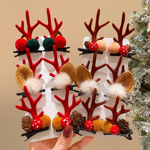 Korean-style large updo hair clips, high-end hairpins, shark clips, ins atmosphere, autumn and winter plush hair accessories pic 5
