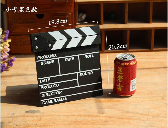 zakka creative wooden production board, director board, movie board, and wooden shooting props and ornaments pic 27