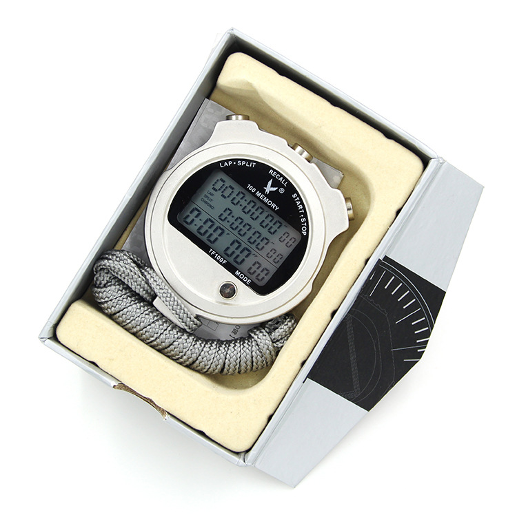 Tianfu TF100F three-row 100-segment stopwatch time timer factory direct supply pic 5