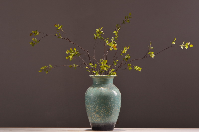 Flower Knowledge, simulating spring rain leaves, New Chinese-style Zen-inspired soft furnishings, flower leaf materials, simulating touch, autumn leaves, home decorations, floral art pic 10