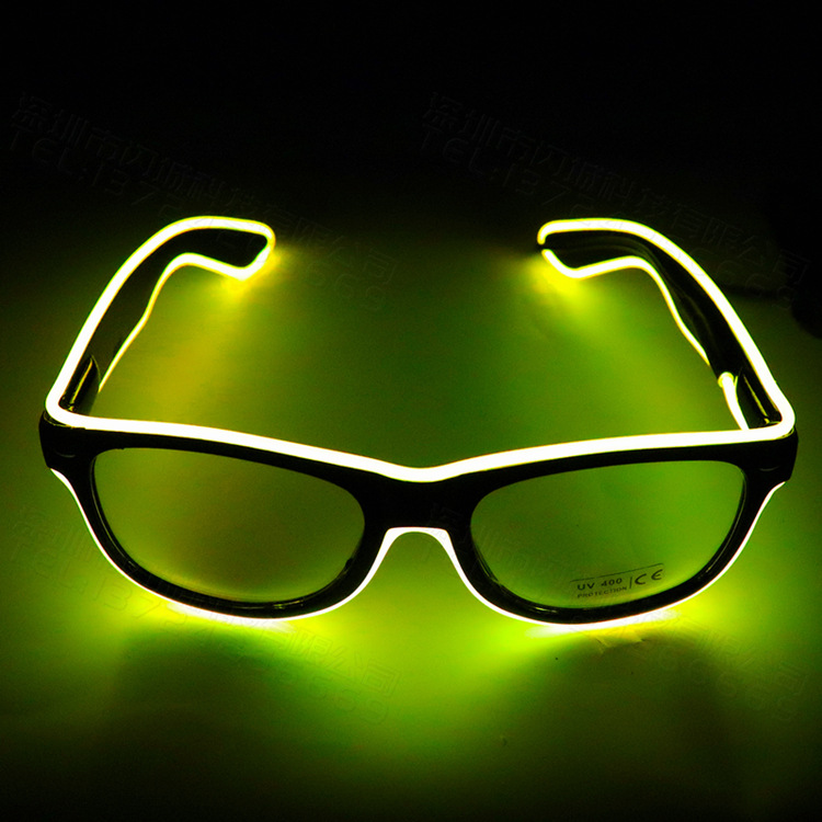 Illuminated Glasses, LED rice nails, voice-controlled bar party gifts, music night club atmosphere supplies, Neon Glasses pic 81