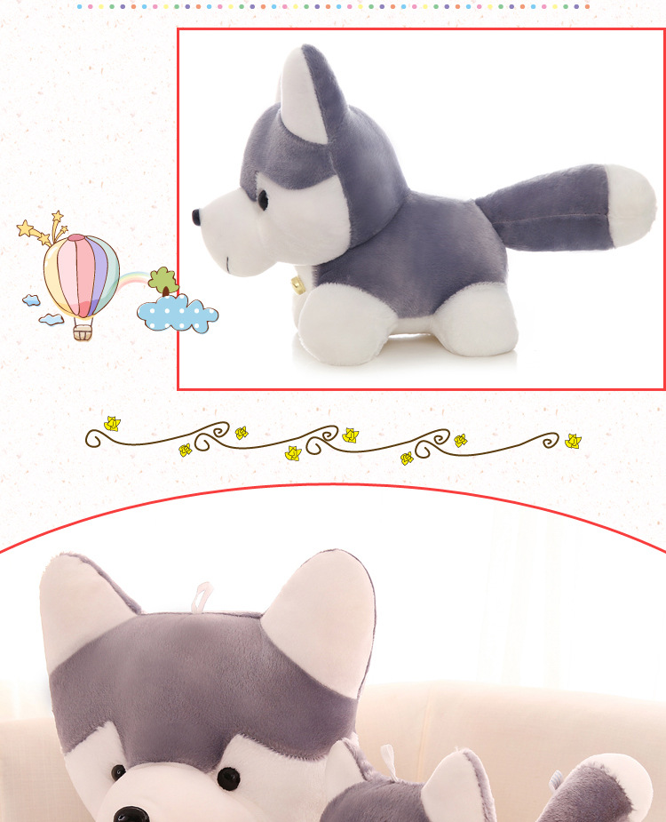 Husky plush toys, cute dolls, creative dolls, decorative items, doll manufacturers wholesale pic 21
