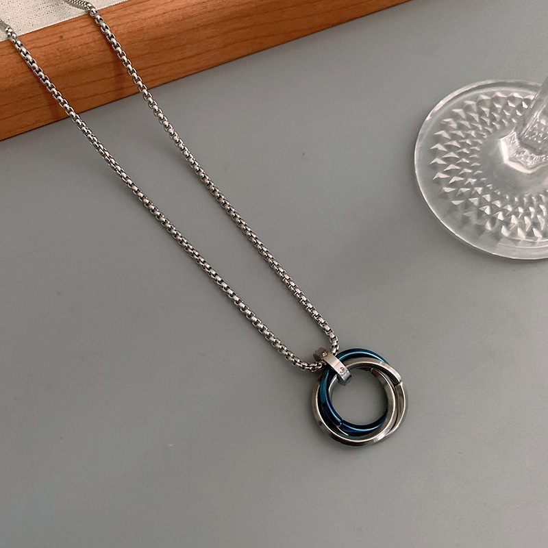 不掉色钛钢项链男潮小众设计高级感男士锁骨链个性街拍学生颈链潮详情24
