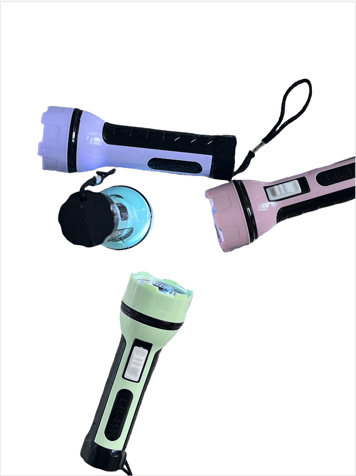 儿童玩具LED迷你手电应急灯调光手电筒彩色塑料小照明派对玩具详情5