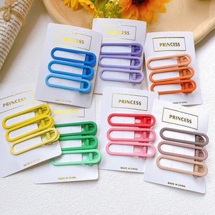 Large-sized hair clips for women, Korean style headwear, bangs clips, side hair clips, back of the head, duckbill clips, new plastic hair clips pic 16