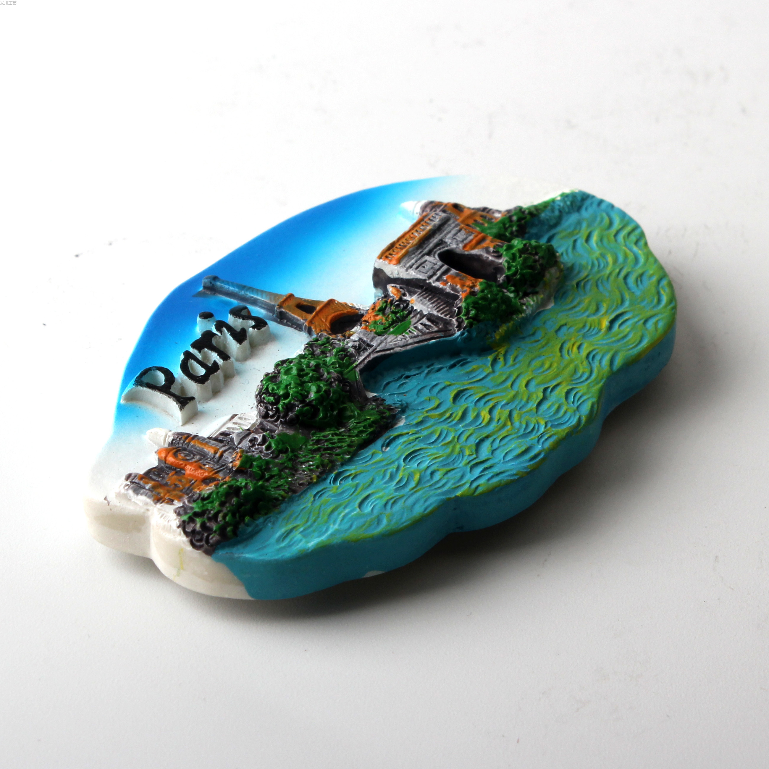 现货秒发 法国巴黎埃菲尔铁塔3D浮雕树脂冰箱贴 法国旅游纪念品批发详情8