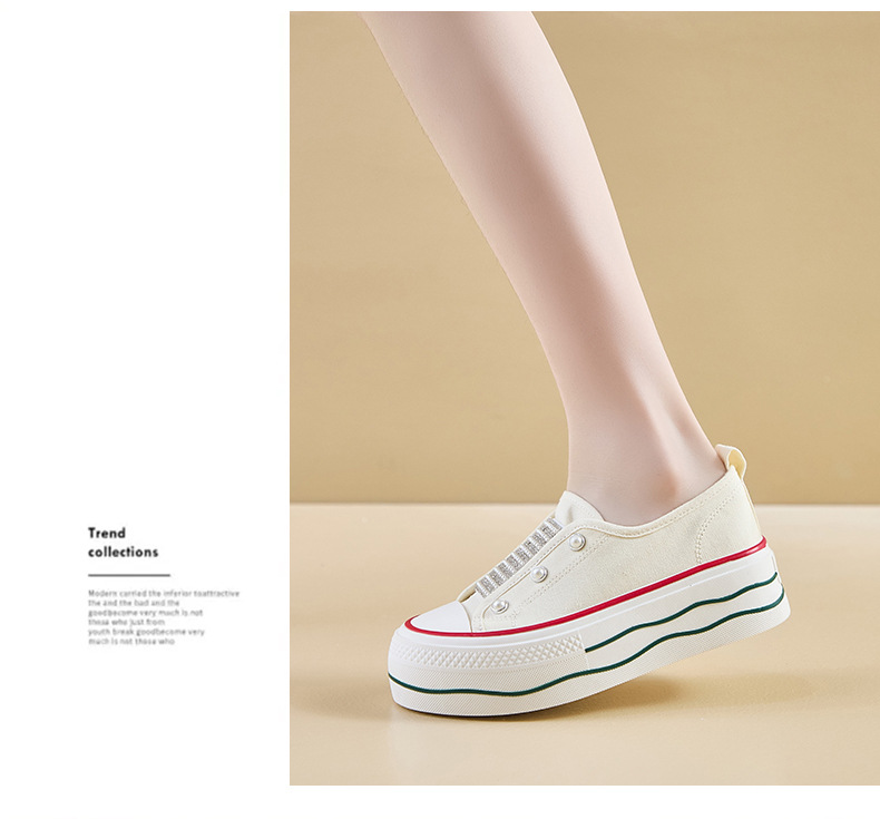 2024秋季帆布鞋新款韩版ins小白鞋女学生厚底增高休闲街拍BR6171详情12