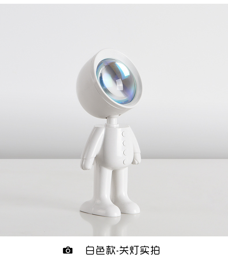 网红爆款日落夕阳灯机器人宇航员氛围灯ins彩虹落日夕阳灯小夜灯详情15