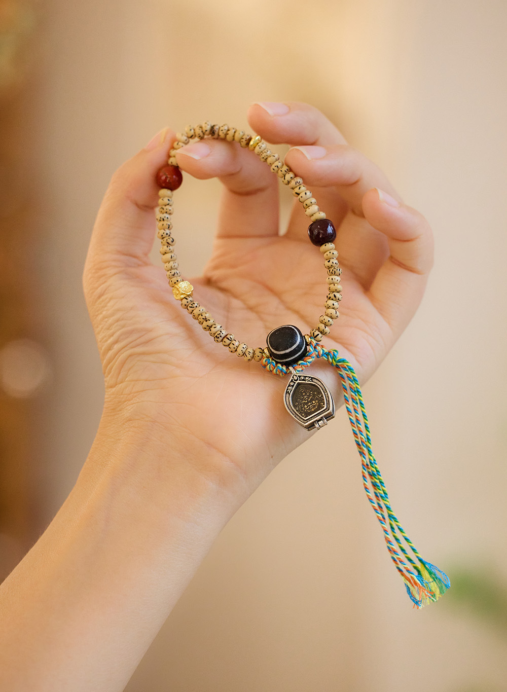 National trend cultural and creative, natural diamond Bodhi seed bracelet, Du Mu retro tassel hand-held pendant, collectible and wholesale pic 26