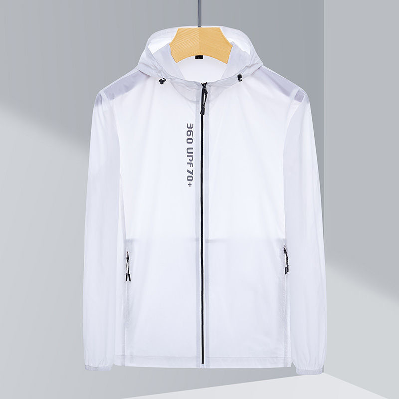 High-end sun-protective clothing for men, short summer outdoor fishing, UV protection, thin breathable ice silk hooded sun-protective clothing pic 4