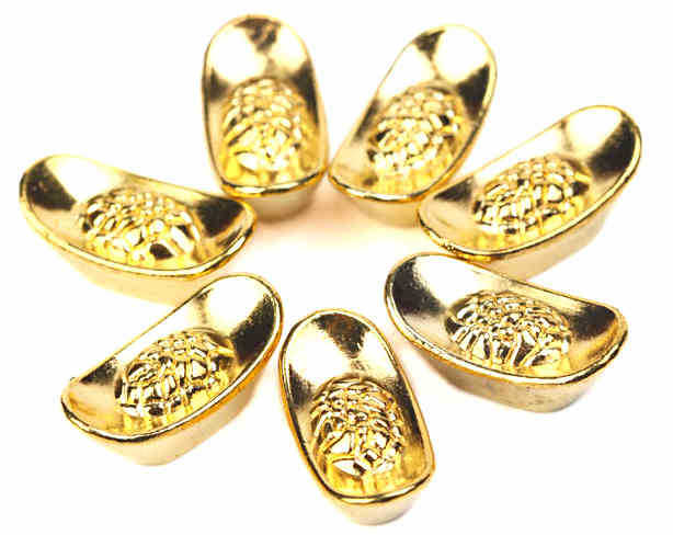 Exquisite gold and silver ingots for attracting wealth and treasures, home handicrafts, ornaments and gifts pic 2
