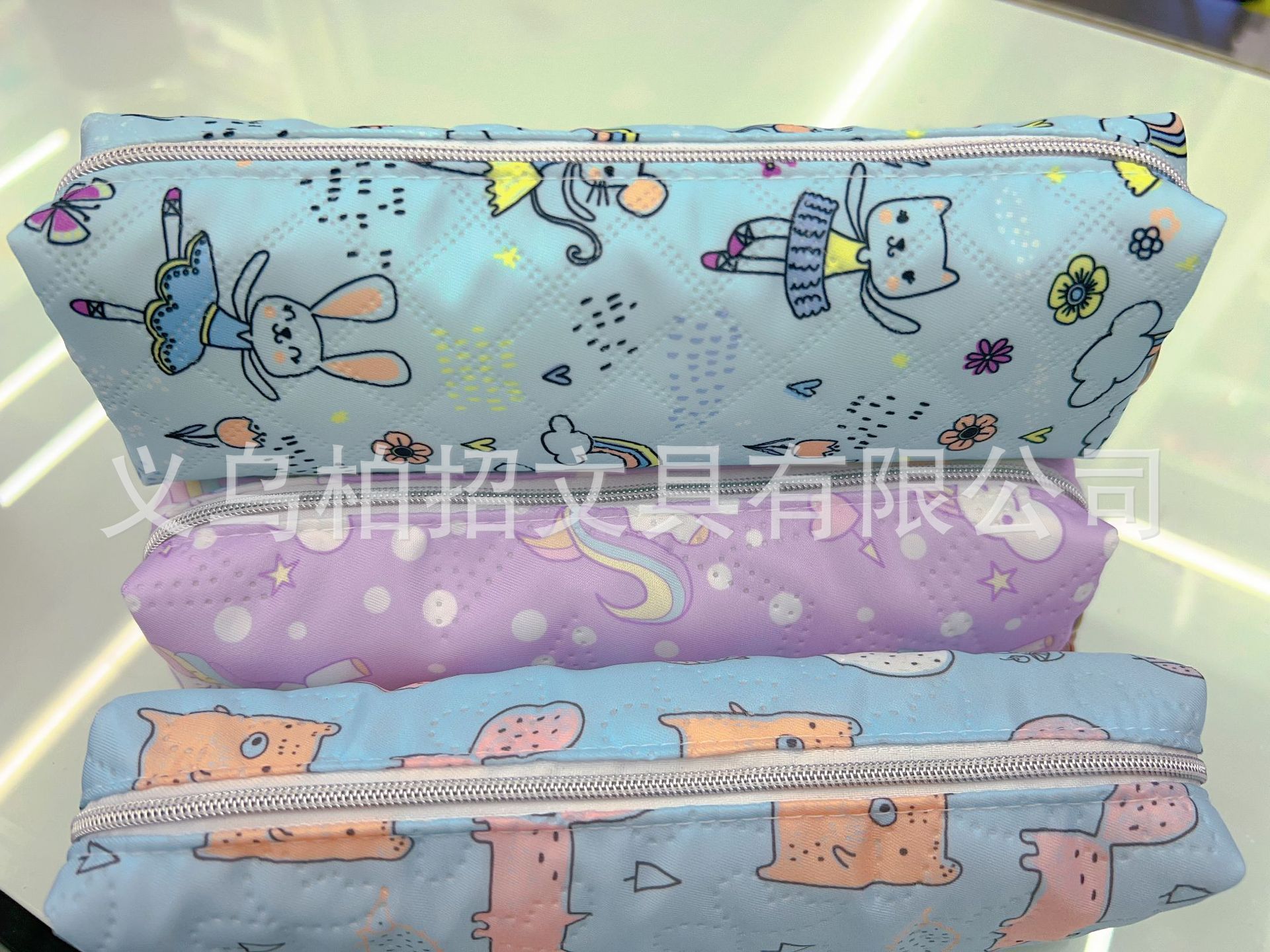 Factory direct sales of original new fashionable cotton fabric storage high appearance level simple ins pen cases for primary and secondary school students pic 15