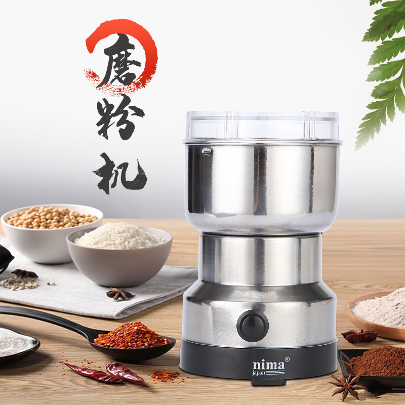 Cross-border e-commerce Amazon home coffee bean grinder, stainless steel coffee bean grinder manufacturer wholesale pic 2