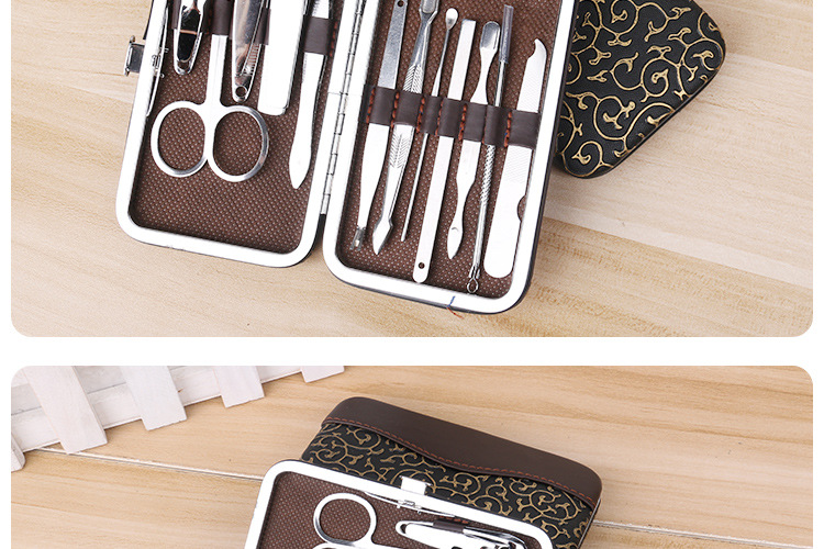 12-piece nail clipper set, multi-functional nail care and beauty tool set, gift nail clippers, custom logo pic 9