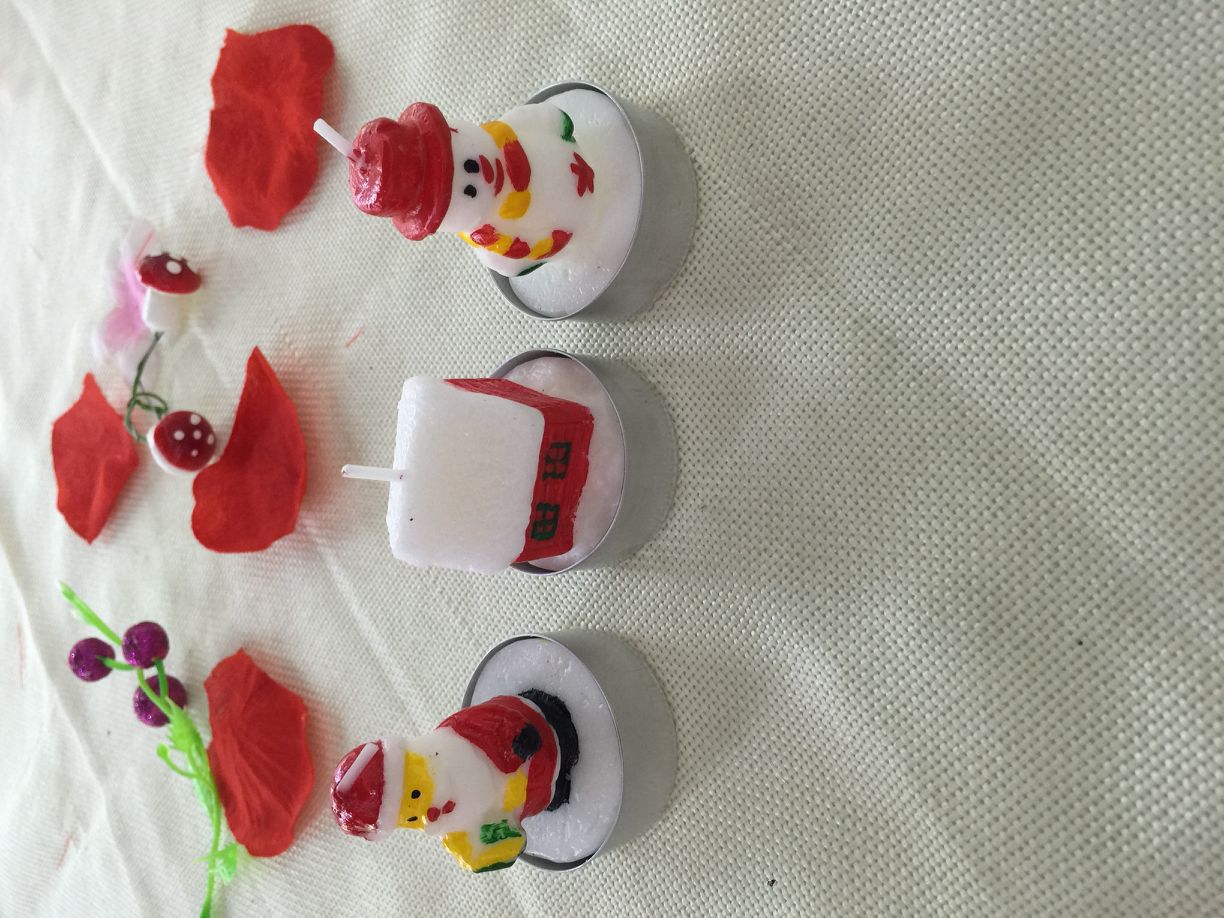 Factory wholesale candles. Christmas candles. Custom orders based on samples are available. Christmas candle ornaments, Santa Claus snow pic 10