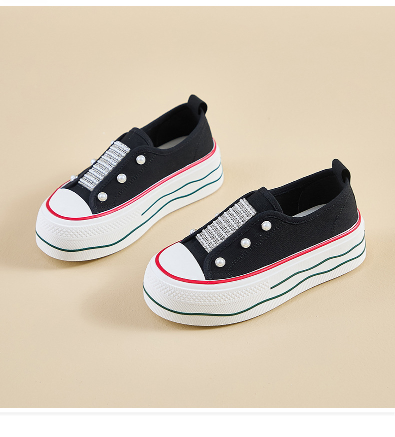 2024秋季帆布鞋新款韩版ins小白鞋女学生厚底增高休闲街拍BR6171详情28