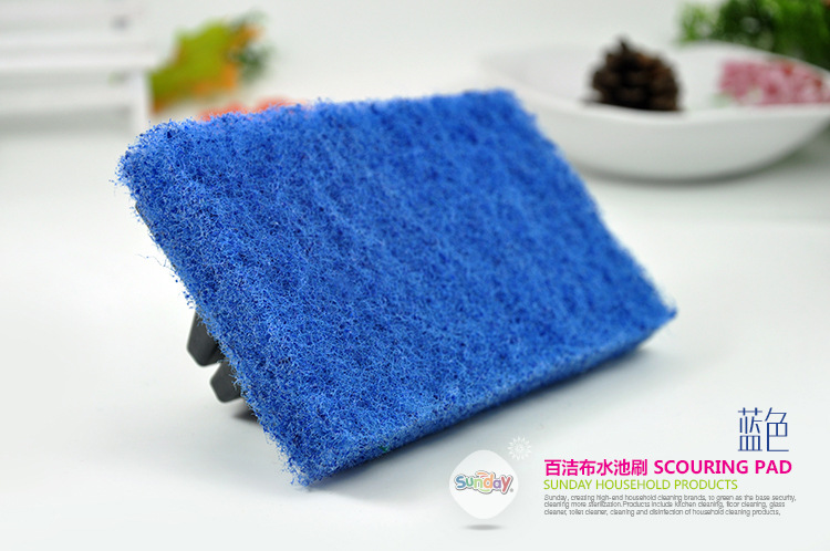 sunday水池刷浴缸刷地板除垢灶台浴缸清洁百洁布水池清洁刷详情14