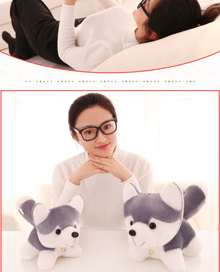 Husky plush toys, cute dolls, creative dolls, decorative items, doll manufacturers wholesale pic 18