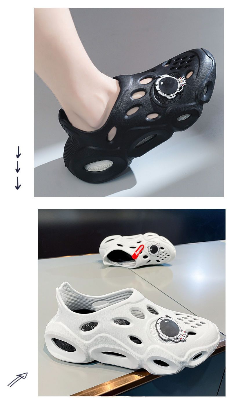 洞洞鞋男款夏季外穿超软防滑耐磨外出男士新款凉鞋厚底踩屎感拖鞋详情9