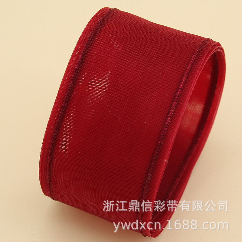 Dingxin Ribbon Wholesale, dotted edge net gauze ribbons, diy handmade hair accessories, bows, flower gifts, packaging gauze ribbons pic 15