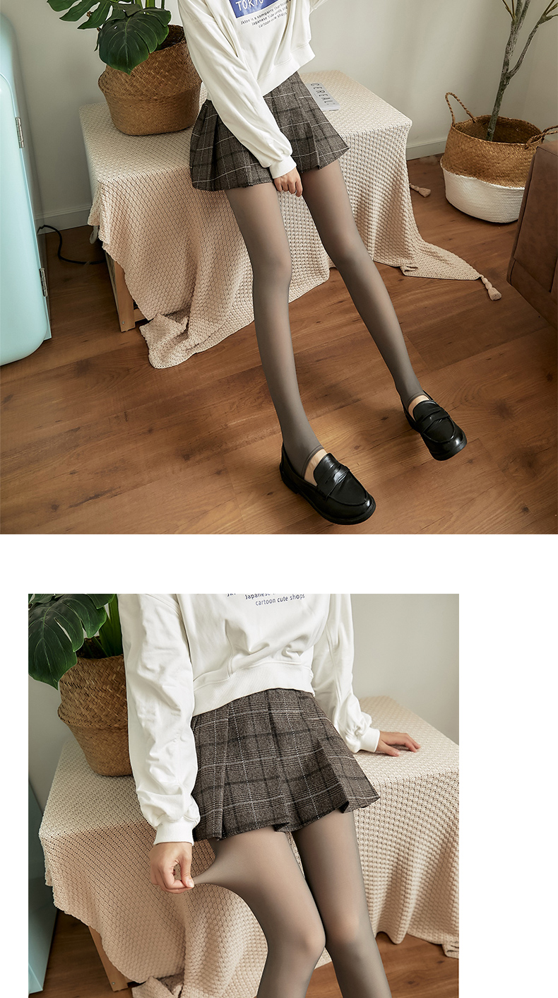 加厚加绒透肤打底裤女秋冬透肉连裤袜跨境大码一体裤水光花仙子连裤袜透黑丝打底袜光腿神器打底袜丝袜详情12