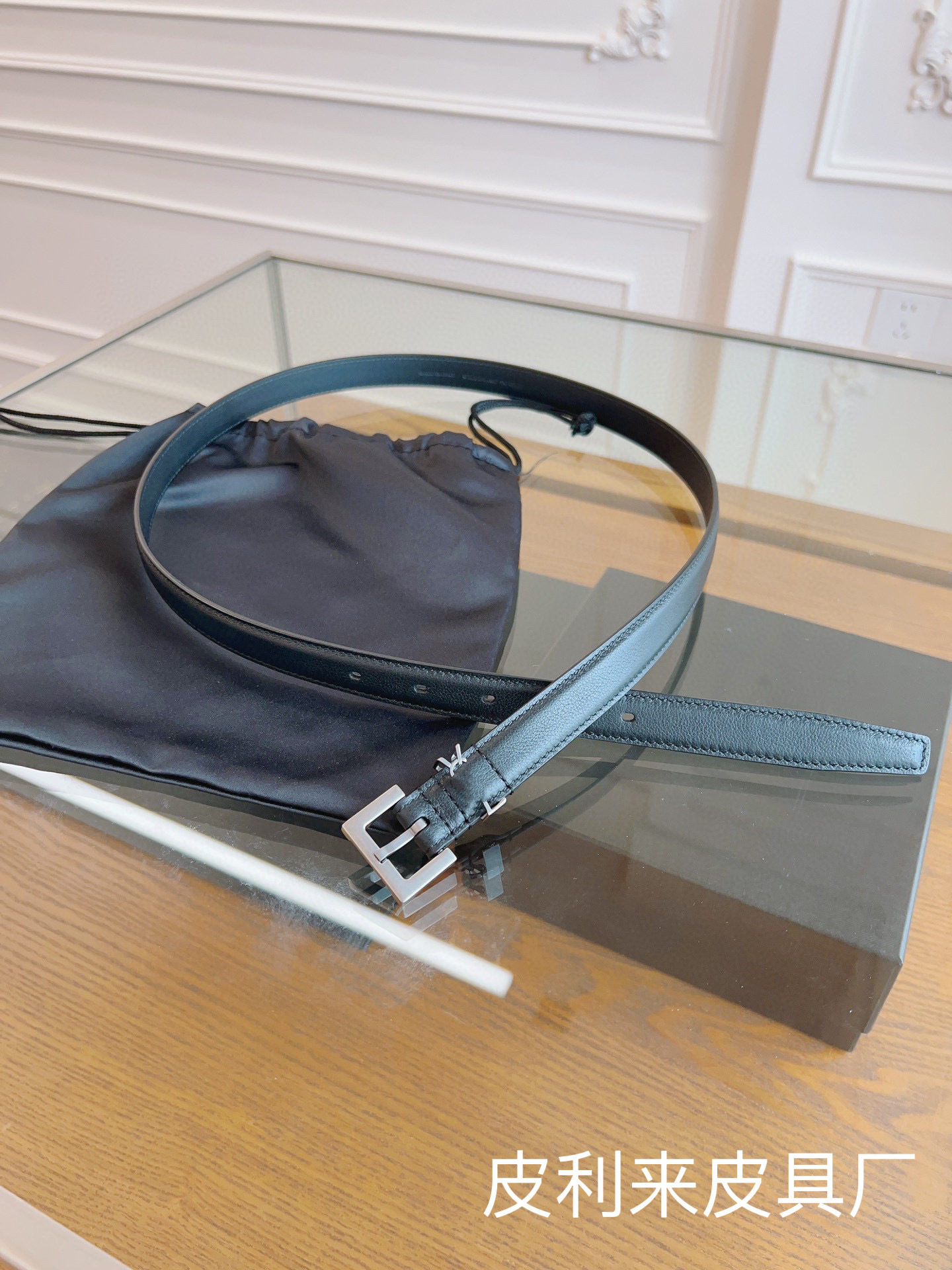 Factory direct sales of Ms. Yang Shulin belts, Y-brand genuine leather versatile jeans and suit belts, thin 2.0cm 3.0cm pic 17