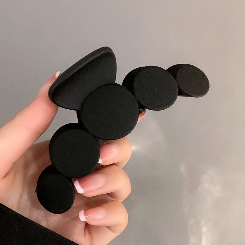 ins简约高级感鲨鱼夹抓夹毛毛夹子磨砂毛绒义乌厂家方形详情15