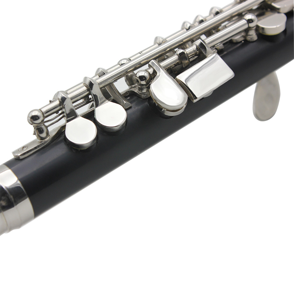 SLADE piccolo in C key, cloth box, bakelite tube, professional performance grade, silver-plated Western instrument piccolo pic 14