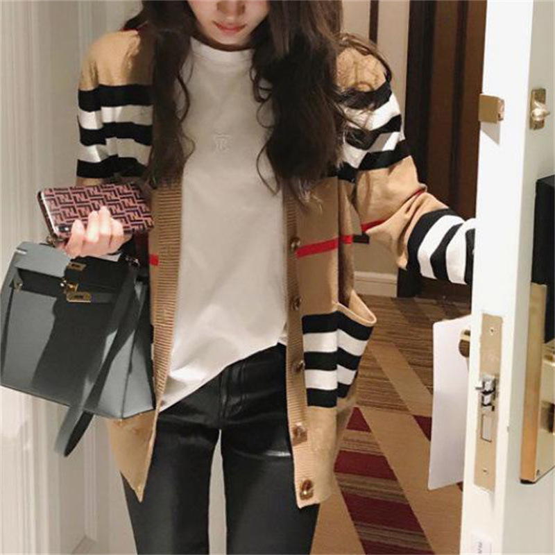 十三行早秋女装POLO领女式针织连衣裙女收腰毛衣条纹辣妹裙子女详情12