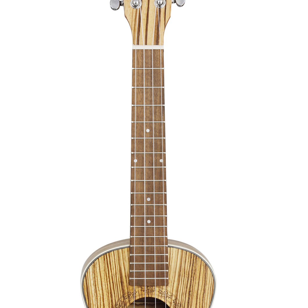 IRIN zebra wood Ukulele, ukulele, Hawaiian 4-string small guitar pic 16