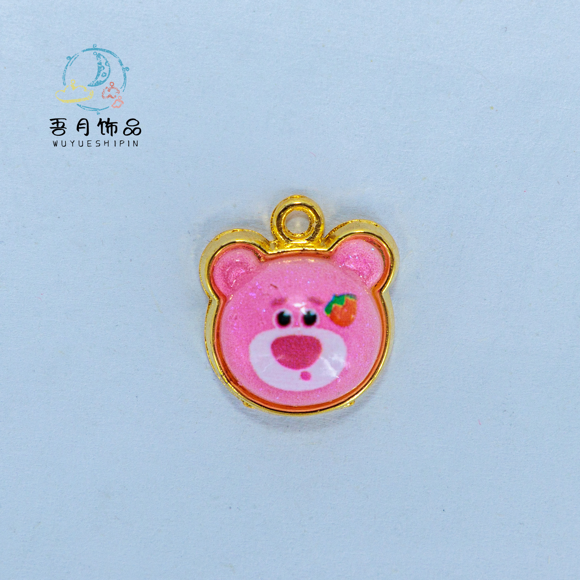 贴片三丽鸥项链耳环饰合金滴油饰品配件手工diy材料配饰义乌批发详情13